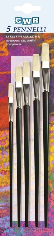 Pennelli Piatti Pura Set.Blister5pz