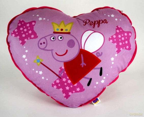 Peppa Pig (Cuscini Forma Di Cuore 50 Cm)
