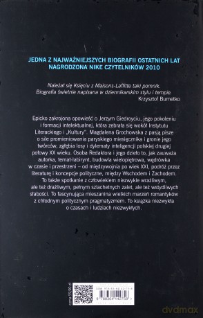 Jerzy Giedroyc - Grochowska Magdalena [KSIĄŻKA]