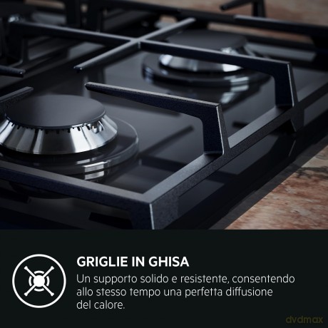 Piano Gas Hgb64400sm 60cm 4f Inox