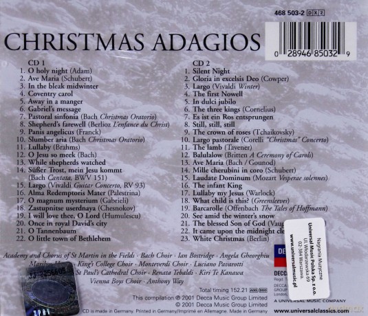 Christmas Adagios [2CD]