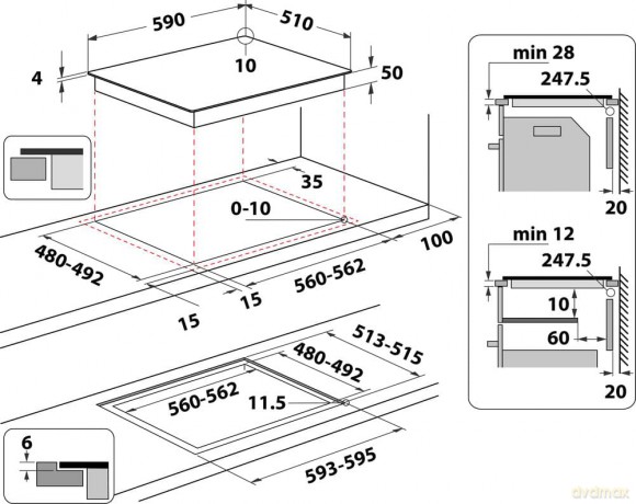 Piano Hotpoint Bi Induzione 60cm