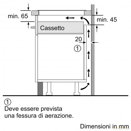 Piano Induz Pue611bb5j 4z 60cm Nero
