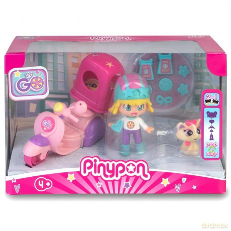 Pinypon: Famosa - Let'S Go! - Auto E Moto (Assortimento)