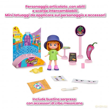 Pinypon: Famosa - Top Foodie Girl - Mexican Foodie