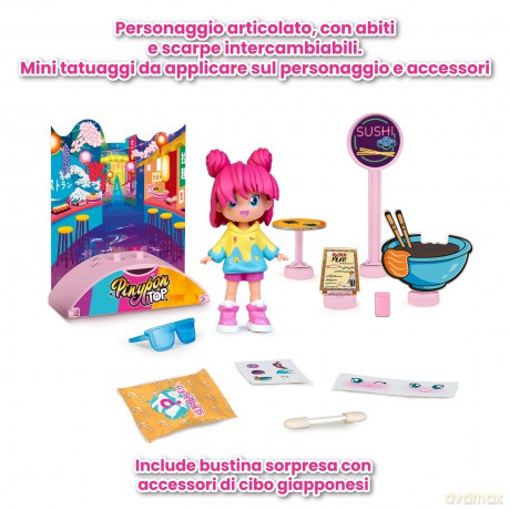 Pinypon: Famosa - Top Foodie Girl - Sushi Foodie