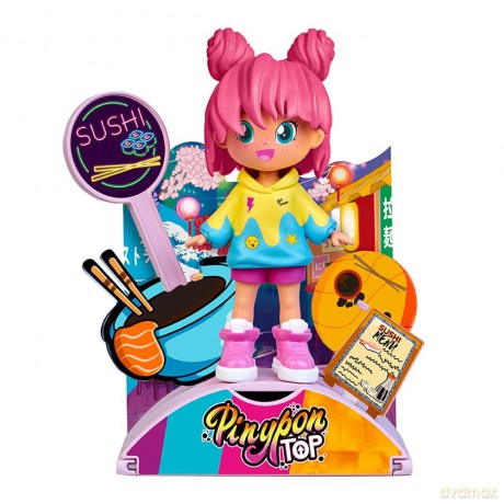 Pinypon: Famosa - Top Foodie Girl - Sushi Foodie