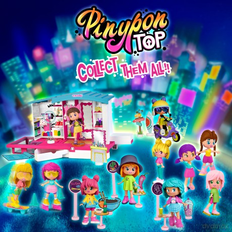 Pinypon: Famosa - Top Girls - Purple