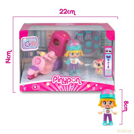 Pinypon: Let'S Go! - Moto E Cucciolo