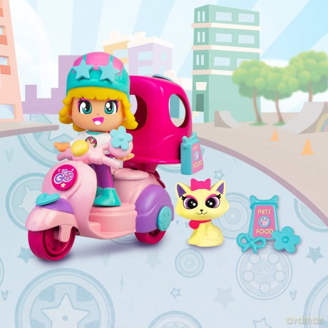 Pinypon: Let'S Go! - Moto E Cucciolo