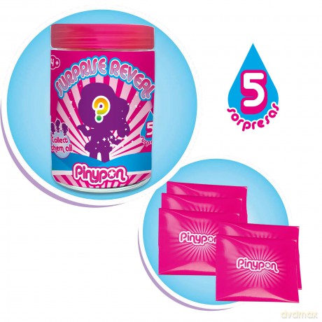 Pinypon: Surprise Reveal Capelli Rosa