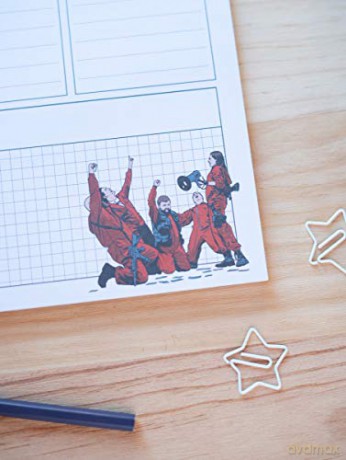 Planner A4 da Scrivania La Casa di Carta