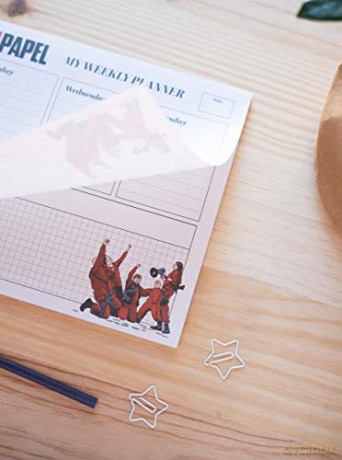 Planner A4 da Scrivania La Casa di Carta