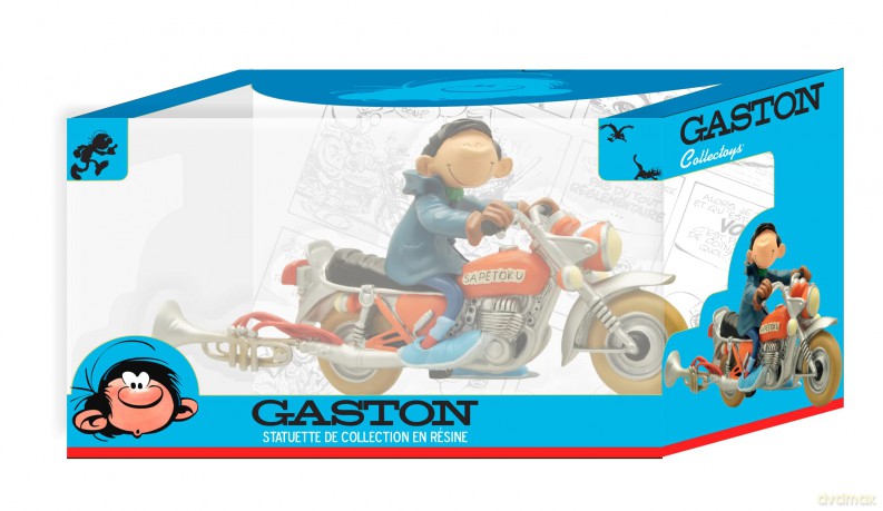 Plastoy 00305 - Pupazzo Di Gaston In Moto