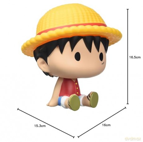 PLASTOY Skarbonka Chibi One Piece Monkey D.Luffy