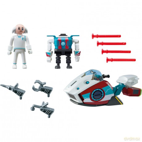 PLAYMOBIL Skyjet Con Dottor X E Robot