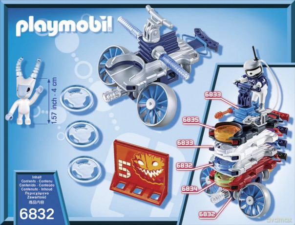 PLAYMOBIL Sottozero Space Jet Lanciadischi