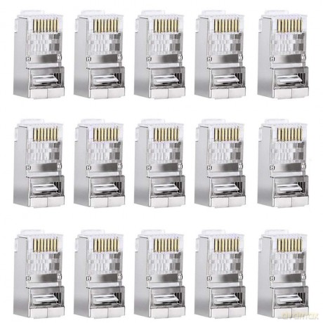 Plug Rj45s Cat.6 Cavo Solido Cf10
