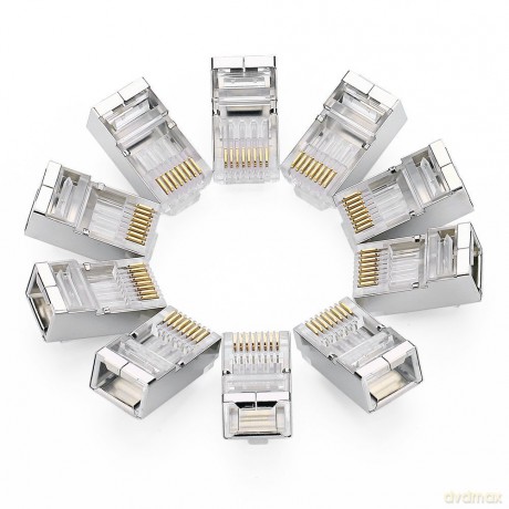 Plug Rj45s Cat.6 Cavo Solido Cf10