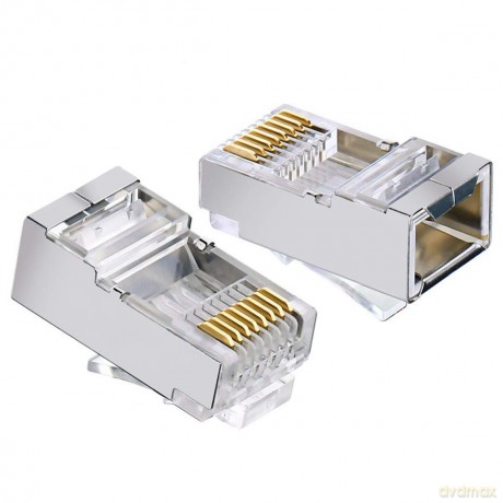 Plug Rj45s Cat.6 Cavo Solido Cf10