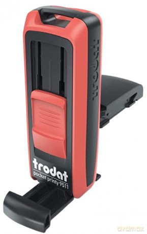 Pocket Printy 9511 Nero/Rosso Fuoco