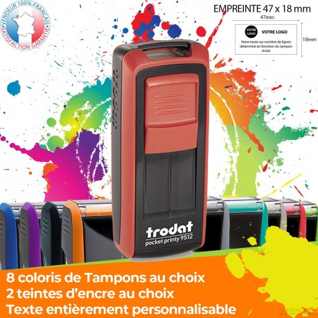 Pocket Printy 9512 Nero/Rosso Fuoco
