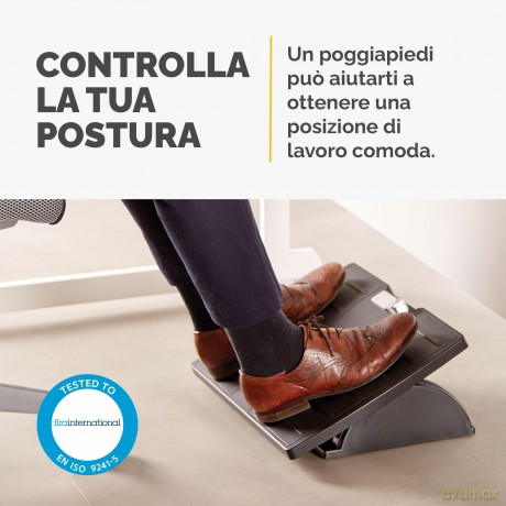 Poggiapiedi Regolabile Con Microban