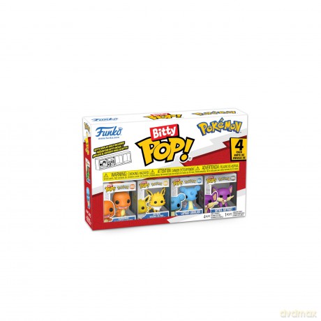 Pokemon - Bitty Pop 4 Pack 2.5cm - Charmander