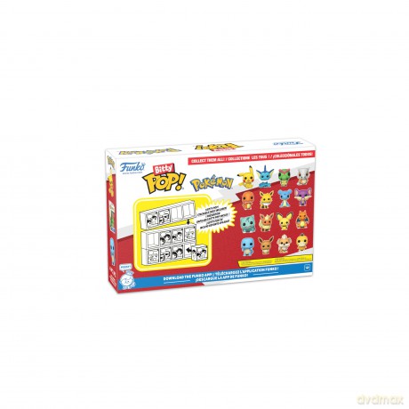 Pokemon - Bitty Pop 4 Pack 2.5cm - Charmander