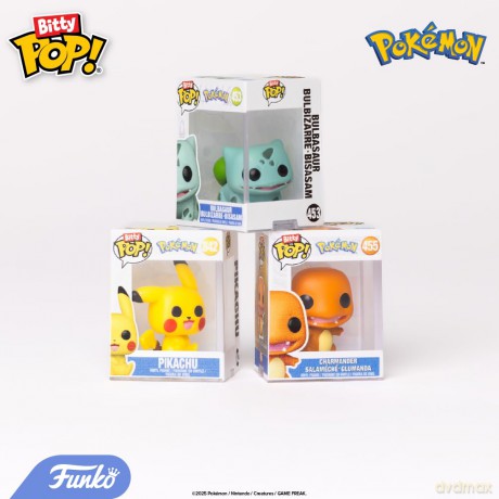 Pokemon - Bitty Pop 4 Pack 2.5cm - Charmander