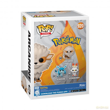 Pokemon: Funko Pop! Games - Arcanine (Vinyl Figure 923)