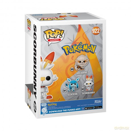 Pokemon: Funko Pop! Games - Scorbunny (Vinyl Figure 922)