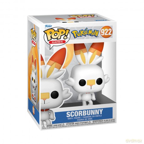 Pokemon: Funko Pop! Games - Scorbunny (Vinyl Figure 922)