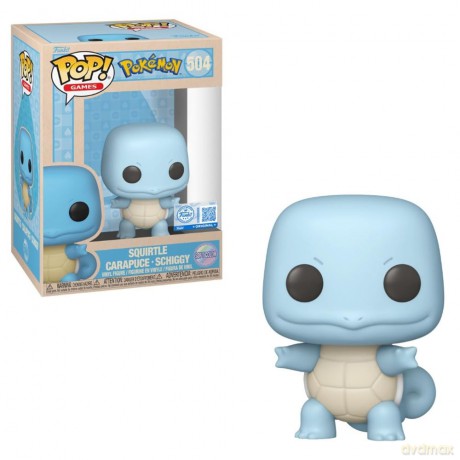 Pokemon: Funko Pop! Games - Squirtle (Sftclr)