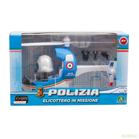 Polizia: Giochi Preziosi - Elicottero Con Personaggio