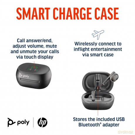 Poly Vfree 60+ Cb Earbuds +Bt700