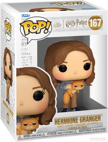 Harry Potter POP & Buddy! Movies Vinyl Figure Hermione w/Crookshanks 9 cm