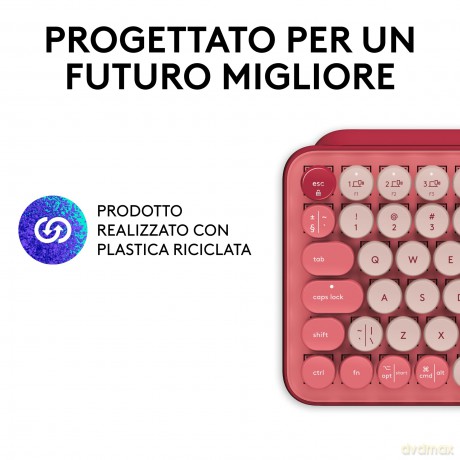 Pop Keys Wireless Emoji Rosa
