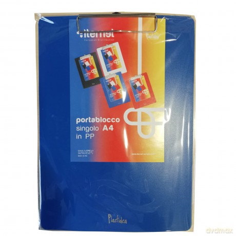 Portablocco Singolo A4 In Pp Blu