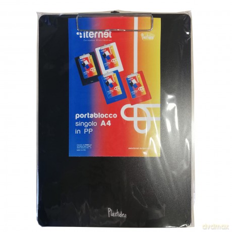 Portablocco Singolo A4 In Pp Nero