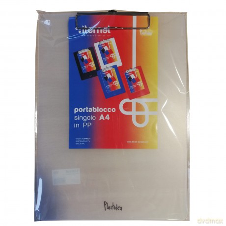 Portablocco Singolo A4 In Pp Trasp