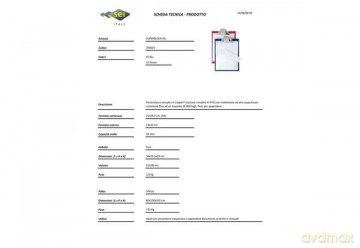 Portablocco Superbloc 21x29.7cm Blu