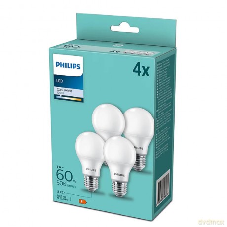 Pos Dis Led Goccia 60w E27 4000k