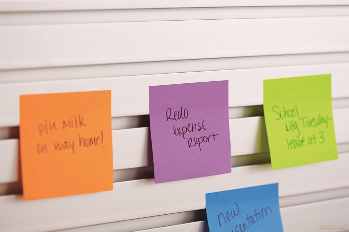 Post-It 76x76 Mm Colour Notes - Neon Yellow