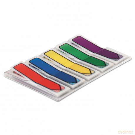 Post-It Brand 90843 Miniset 100 Segnapagina Frecce In 5 Colori Classici, 12 Mm X 43.6 Mm