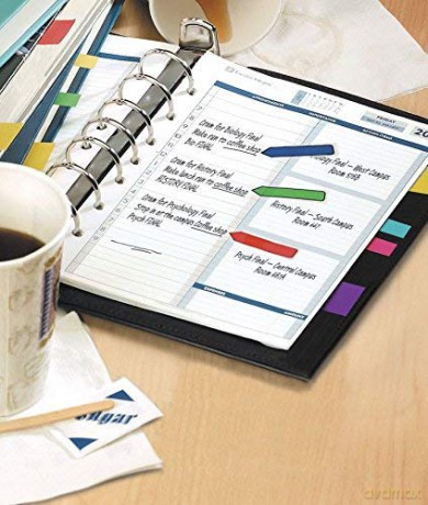 Post-It Index Flags Arrow Tabs 12 Mm - Green/Yellow/Blue/Red