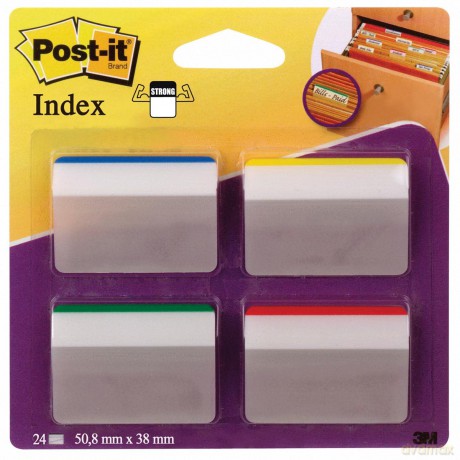 Post-It Index Strong Archivio 24pz