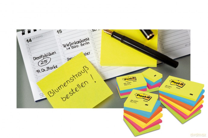 Post-It Notes - Canary Yellow - Plain 6 Pads Per Pack - 100 Sheets Per Pad - 152 Mm X 102 Mm