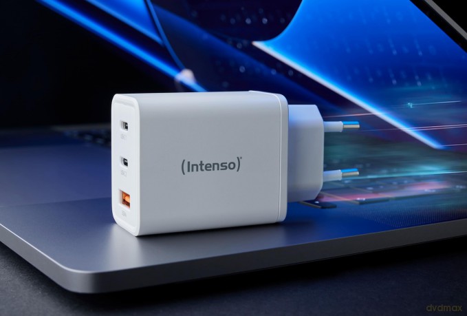 Power Adapter 2 Usb-C + 1 Usb A 65w