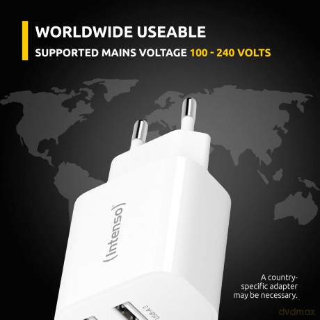 Power Adapter 2 X Usb-A 24w
